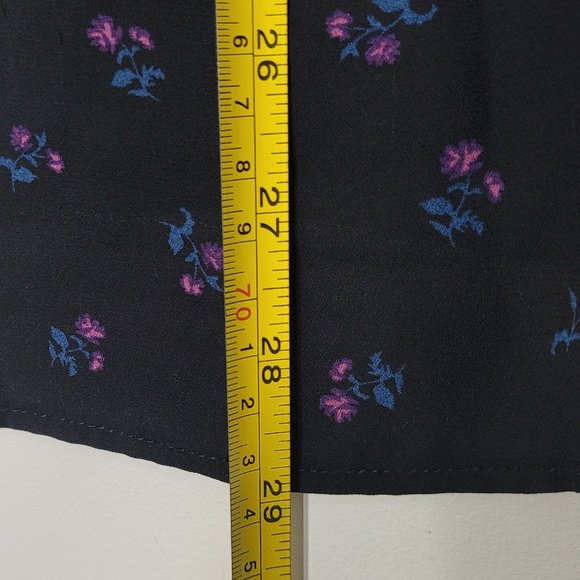 Stork & Babe Maternity Floral Print Sleeveless V-Neck Summer Casual Blouse XS - Picture 7 of 9